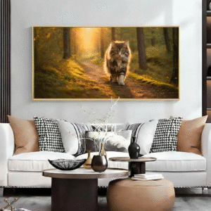 Premium Quality Cat Glossy Photo Frame 90 CM X 60 CM