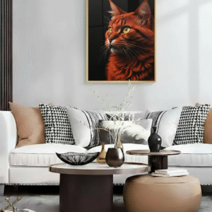 Premium Quality Glossy Cat Photo Frame 90 CM X 60 CM