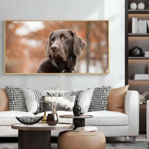 Premium Quality Glossy Dog Photo Frame 90 CM X 60 CM