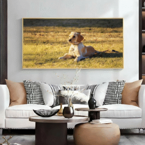 Premium Quality Glossy Dog Photo Frame 90 CM X 60 CM