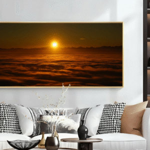 Premium Quality Sunrise Glossy Photo Frame 90 CM X 60 CM